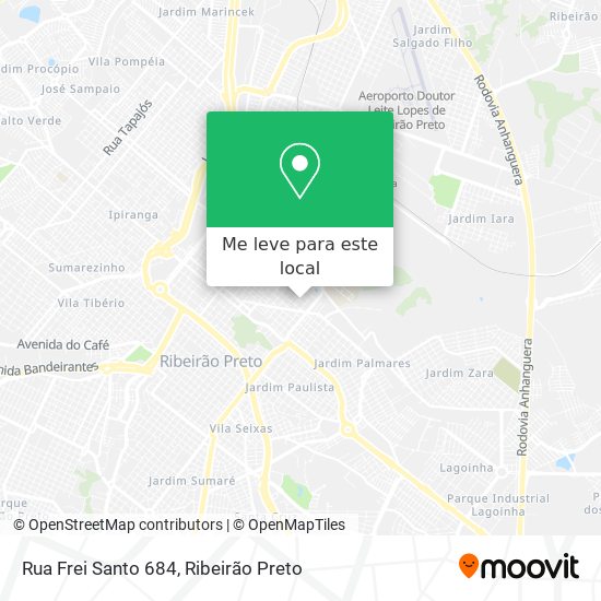 Rua Frei Santo 684 mapa