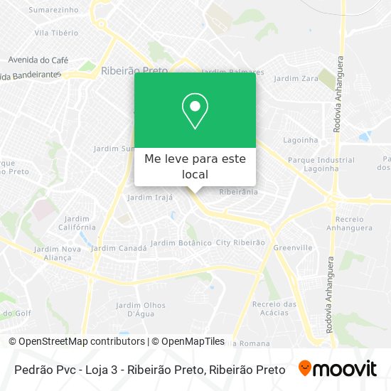 Pedrão Pvc - Loja 3 - Ribeirão Preto mapa