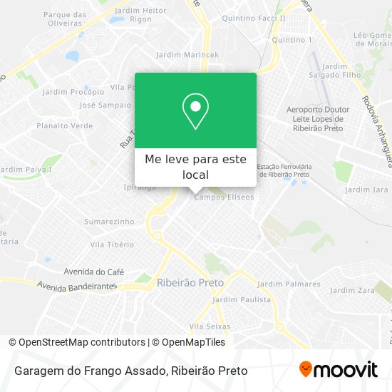 Garagem do Frango Assado mapa