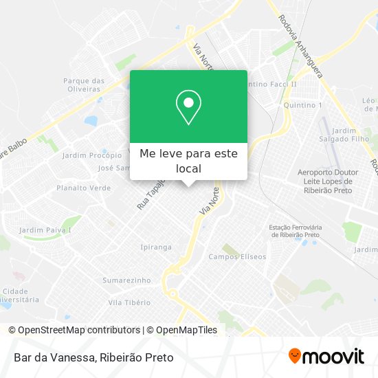 Bar da Vanessa mapa