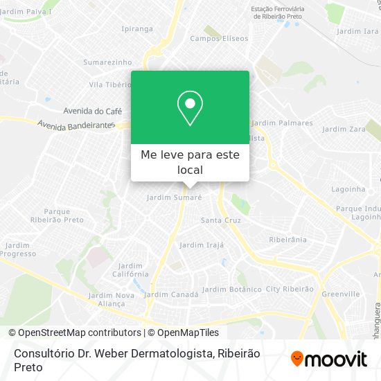 Consultório Dr. Weber Dermatologista mapa