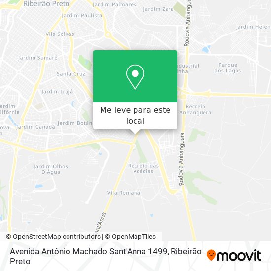 Avenida Antônio Machado Sant'Anna 1499 mapa