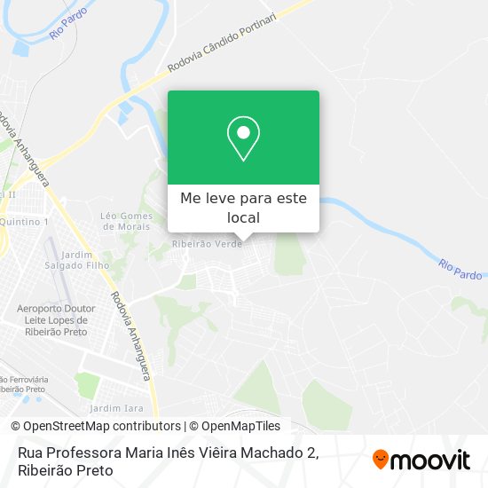 Rua Professora Maria Inês Viêira Machado 2 mapa