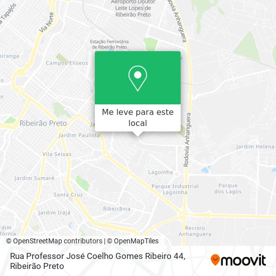 Rua Professor José Coelho Gomes Ribeiro 44 mapa
