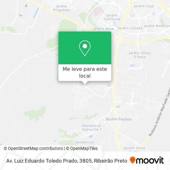 Av. Luiz Eduardo Toledo Prado, 3805 mapa