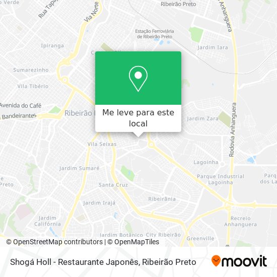 Shogá Holl - Restaurante Japonês mapa