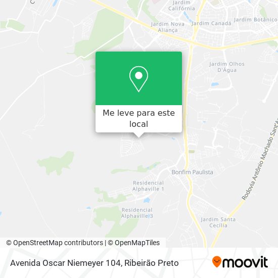 Avenida Oscar Niemeyer 104 mapa