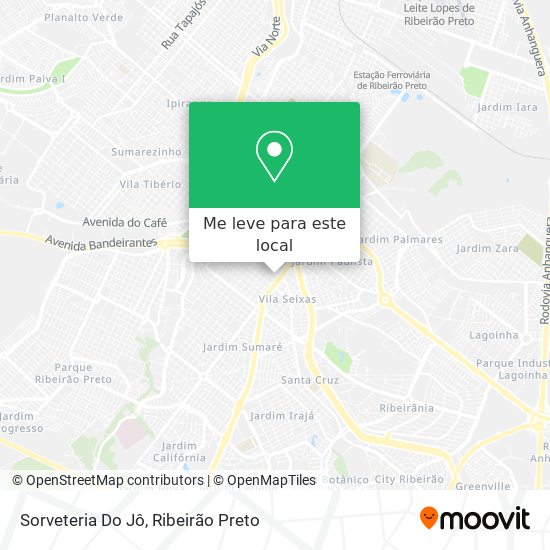 Sorveteria Do Jô mapa