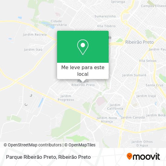 Parque Ribeirão Preto mapa