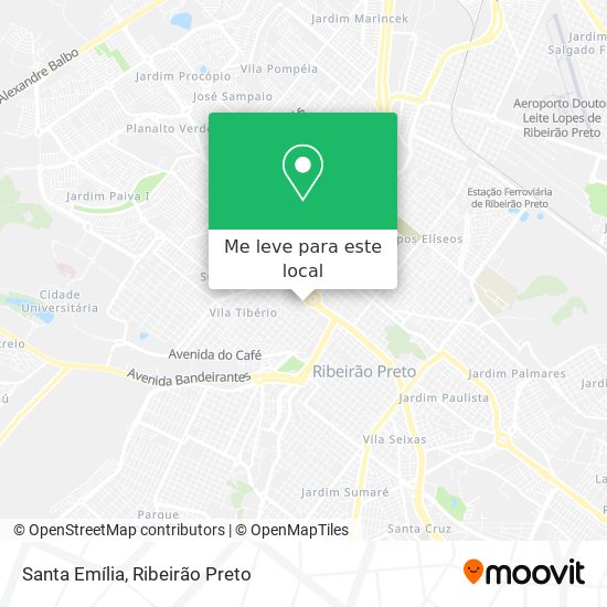 Santa Emília mapa