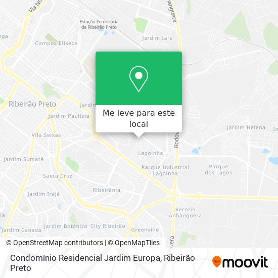 Condomínio Residencial Jardim Europa mapa