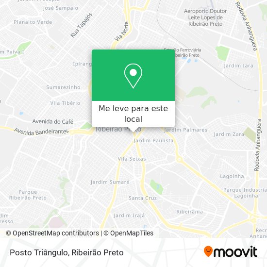 Posto Triângulo mapa