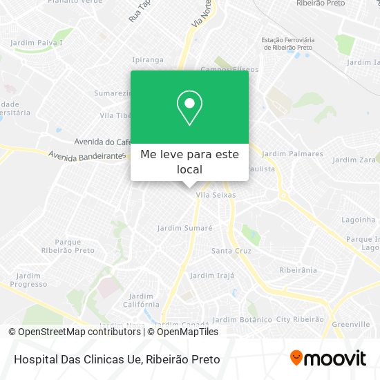 Hospital Das Clinicas Ue mapa