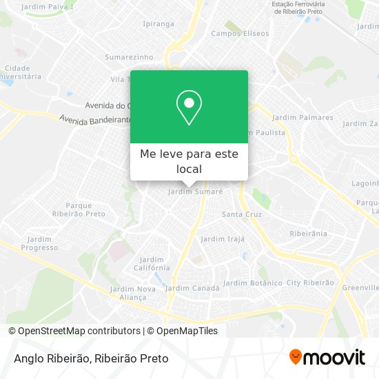 Anglo Ribeirão mapa