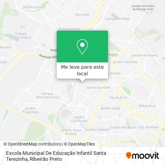 Escola Municipal De Educação Infantil Santa Terezinha mapa