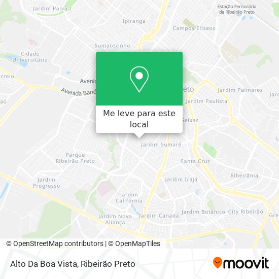 Alto Da Boa Vista mapa