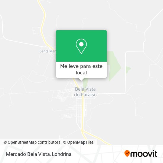 Mercado Bela Vista mapa