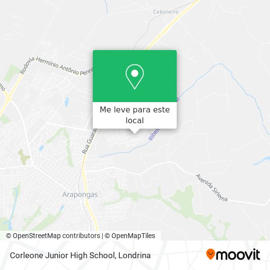 Corleone Junior High School mapa