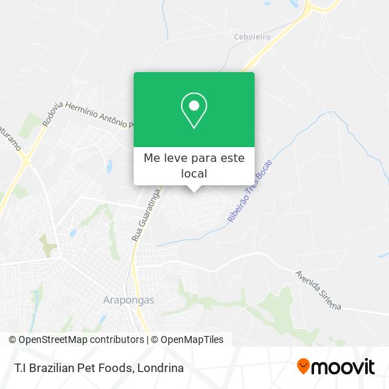 T.I Brazilian Pet Foods mapa