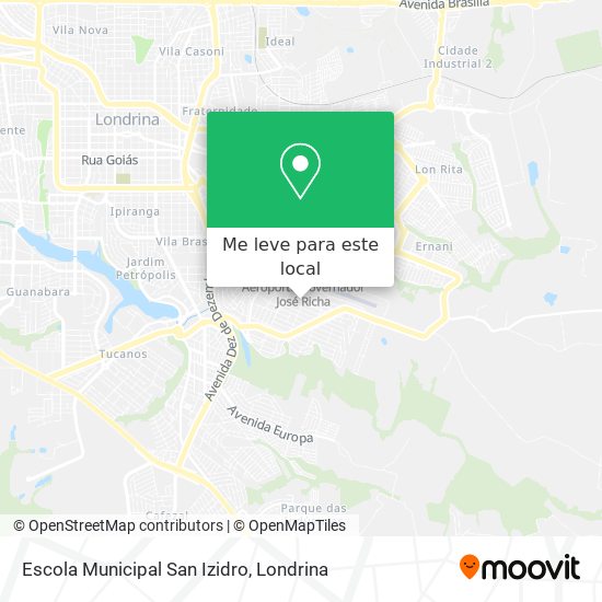 Escola Municipal San Izidro mapa