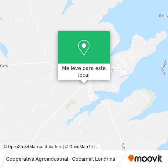 Cooperativa Agroindustrial - Cocamar mapa