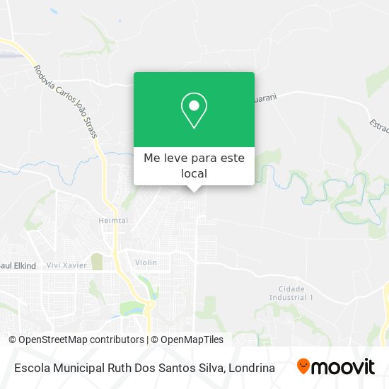 Escola Municipal Ruth Dos Santos Silva mapa