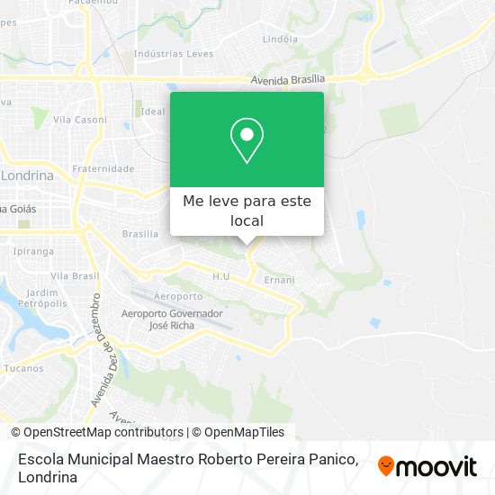 Escola Municipal Maestro Roberto Pereira Panico mapa