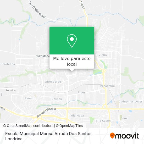 Escola Municipal Marisa Arruda Dos Santos mapa