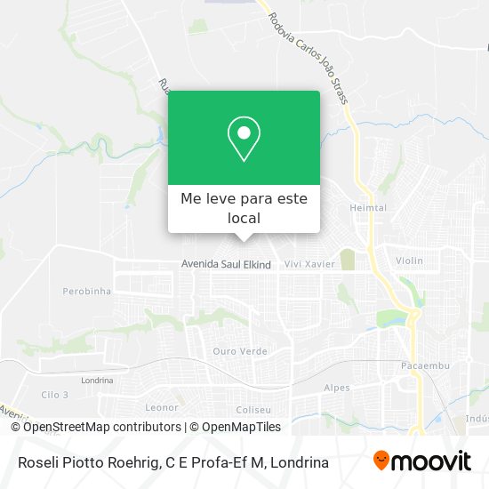 Roseli Piotto Roehrig, C E Profa-Ef M mapa