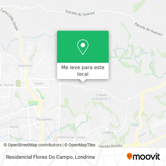 Residencial Flores Do Campo mapa