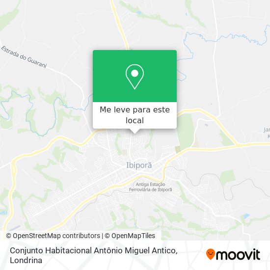 Conjunto Habitacional Antônio Miguel Antico mapa