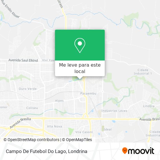 Campo De Futebol Do Lago mapa