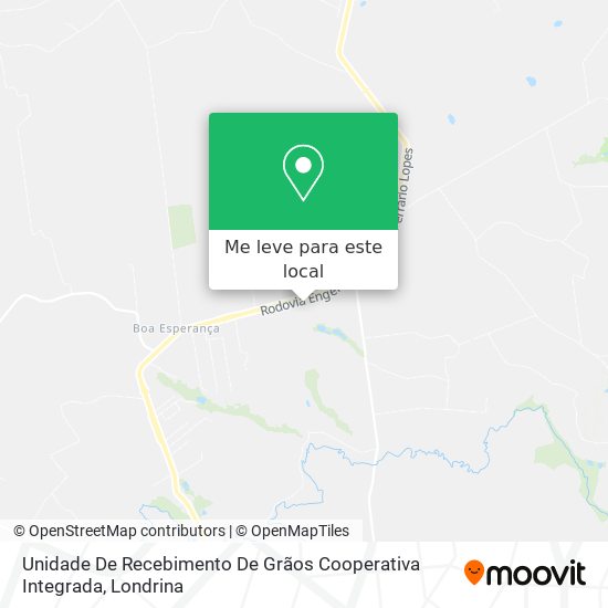 Unidade De Recebimento De Grãos Cooperativa Integrada mapa