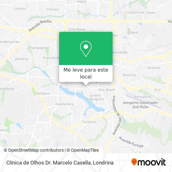 Clínica de Olhos Dr. Marcelo Casella mapa