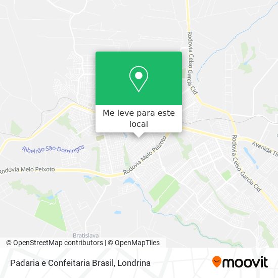 Padaria e Confeitaria Brasil mapa