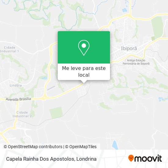 Capela Rainha Dos Apostolos mapa