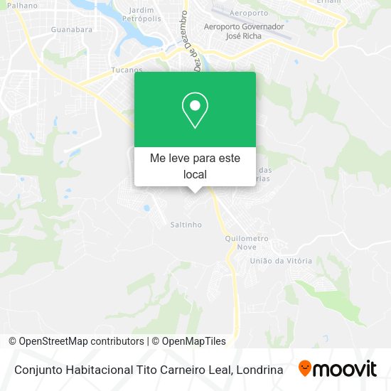 Conjunto Habitacional Tito Carneiro Leal mapa
