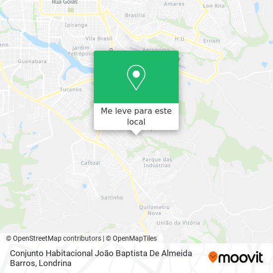 Conjunto Habitacional João Baptista De Almeida Barros mapa