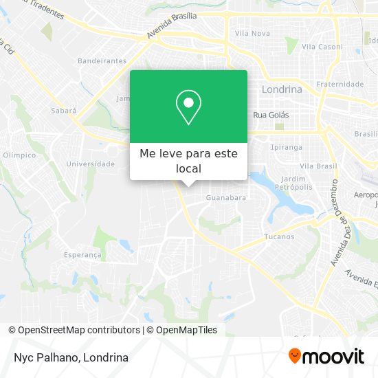 Nyc Palhano mapa