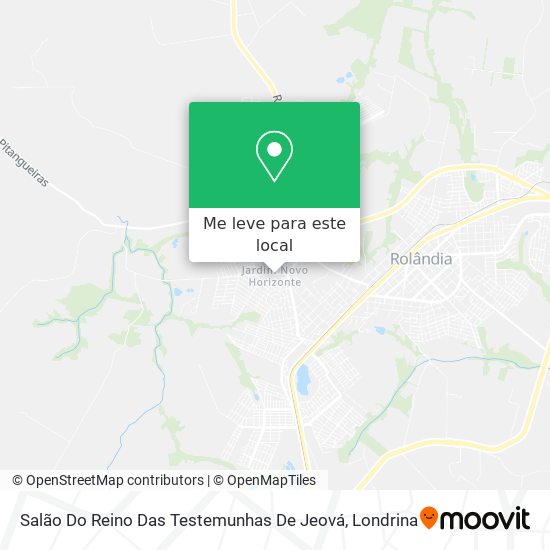 Salão Do Reino Das Testemunhas De Jeová mapa