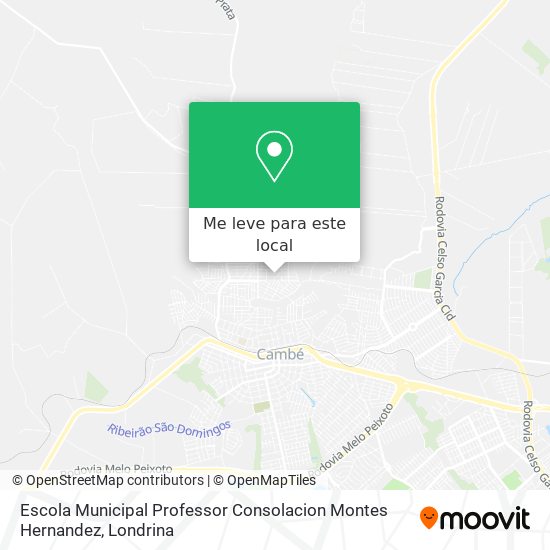 Escola Municipal Professor Consolacion Montes Hernandez mapa