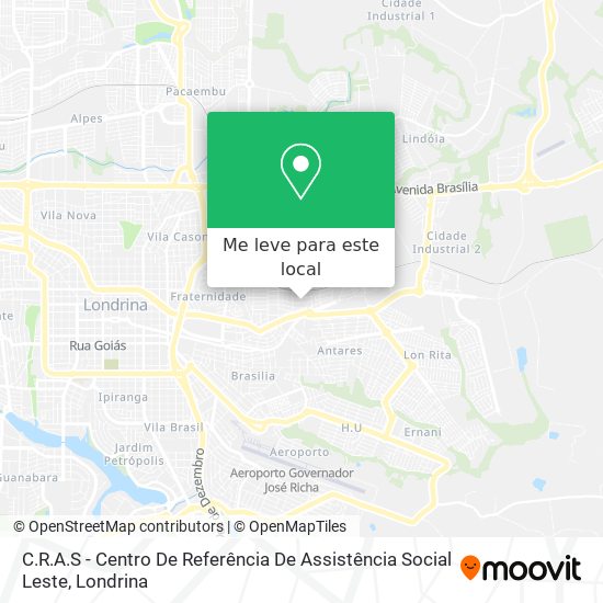 C.R.A.S - Centro De Referência De Assistência Social Leste mapa