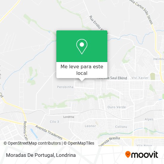 Moradas De Portugal mapa