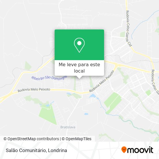 Salão Comunitário mapa