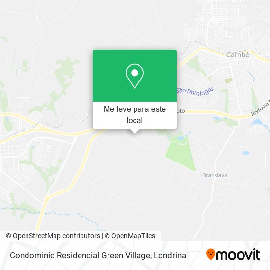 Condominio Residencial Green Village mapa