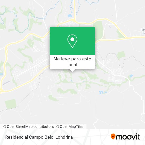 Residencial Campo Belo mapa