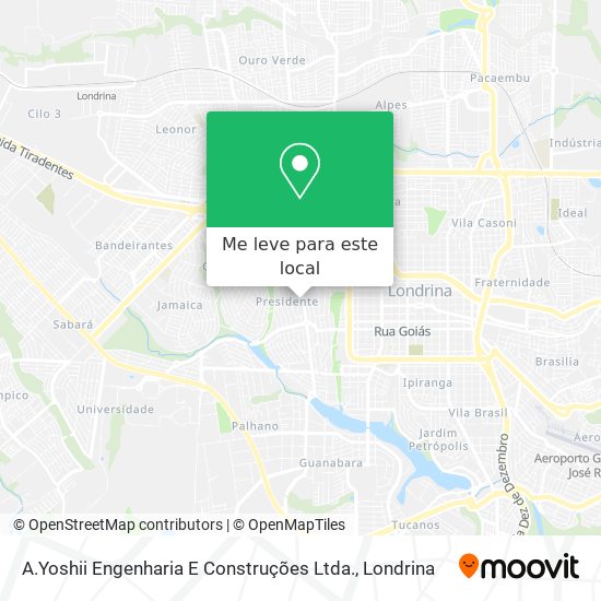 A.Yoshii Engenharia E Construções Ltda. mapa