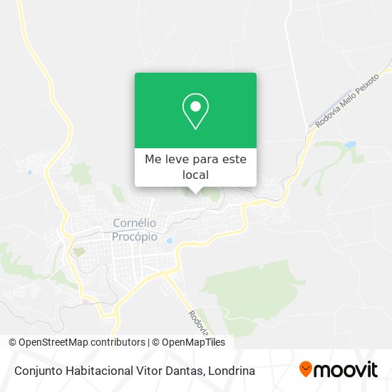 Conjunto Habitacional Vitor Dantas mapa