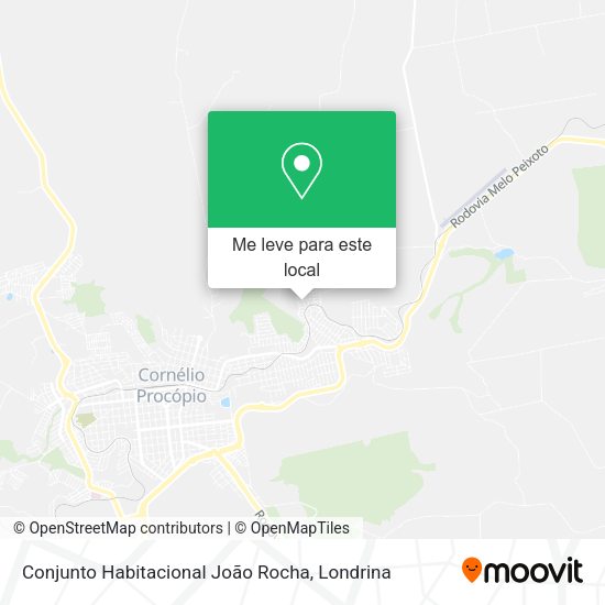 Conjunto Habitacional João Rocha mapa