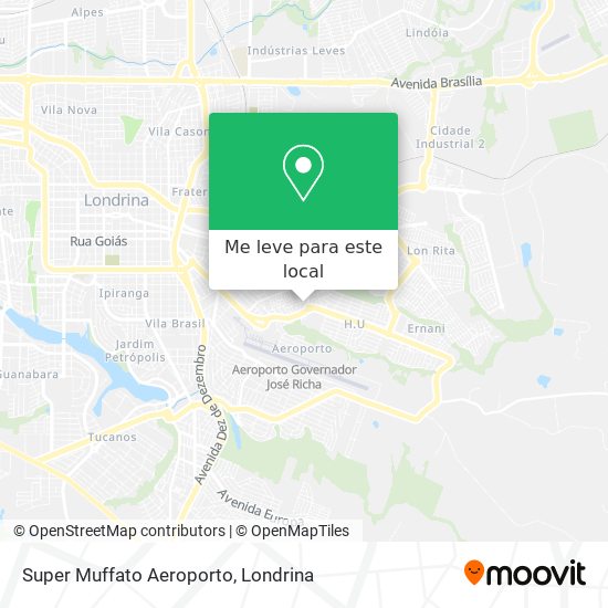 Super Muffato Aeroporto mapa